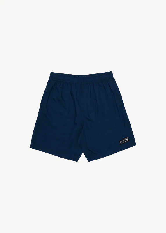 AFENDS Mens The Dopamine - Swim Short 18" - Navy