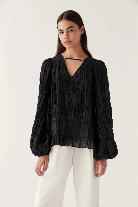 Evelina Ruched Blouse