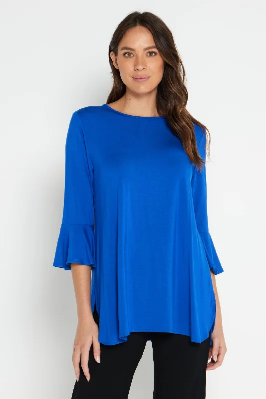 Lacey Bamboo Top - Royal Blue