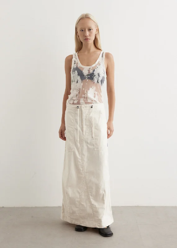 String Fatigue Skirt