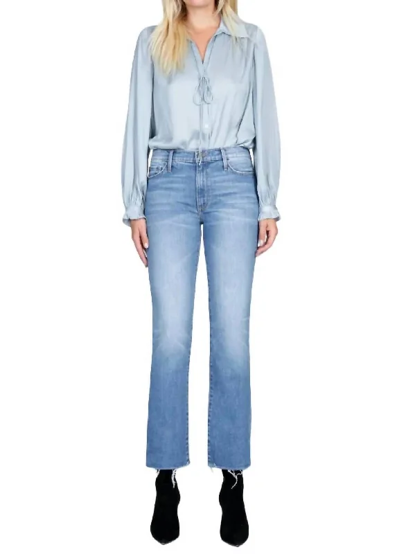 Bardot Straight Fray Jeans In Miss You Much