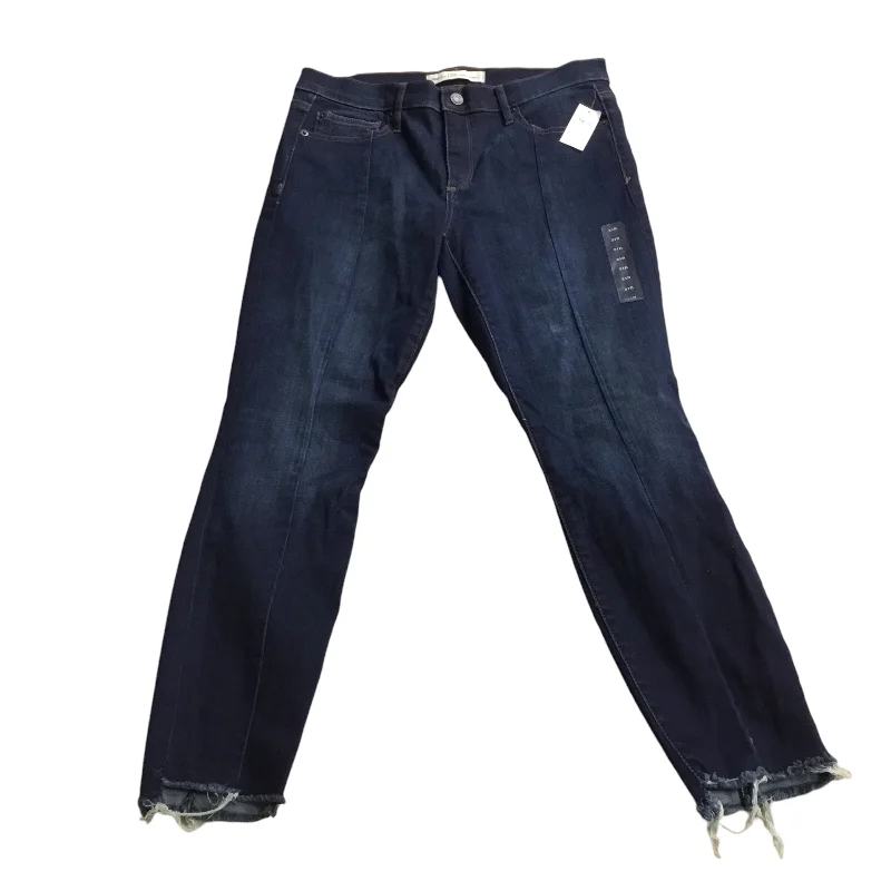 Jeans Skinny By Gap In Blue Denim, Size: 12