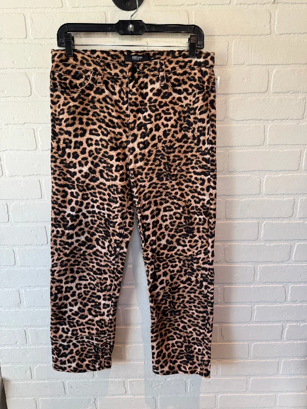 Jeans Straight By Hudson In Animal Print, Size: 8