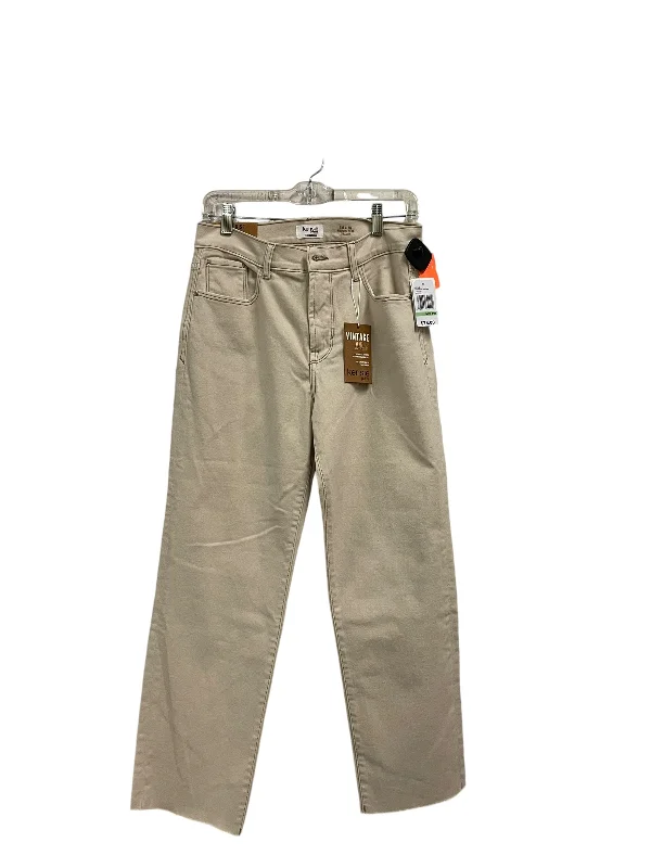 Jeans Straight By Kensie In Tan Denim, Size: 8