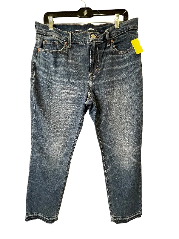 Jeans Straight By Old Navy In Blue, Size: 8