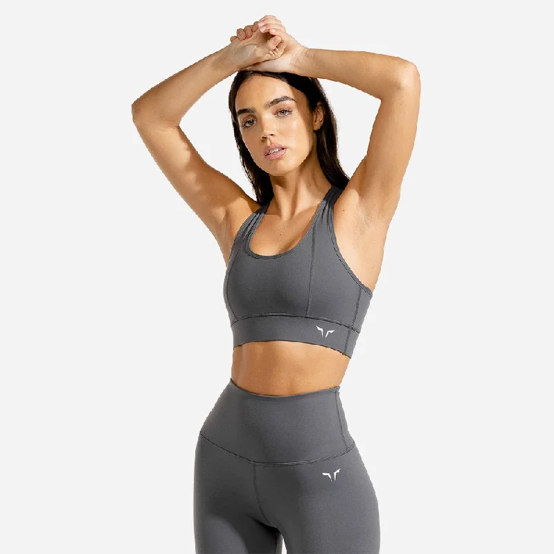 Hera Performance Bra - Charcoal