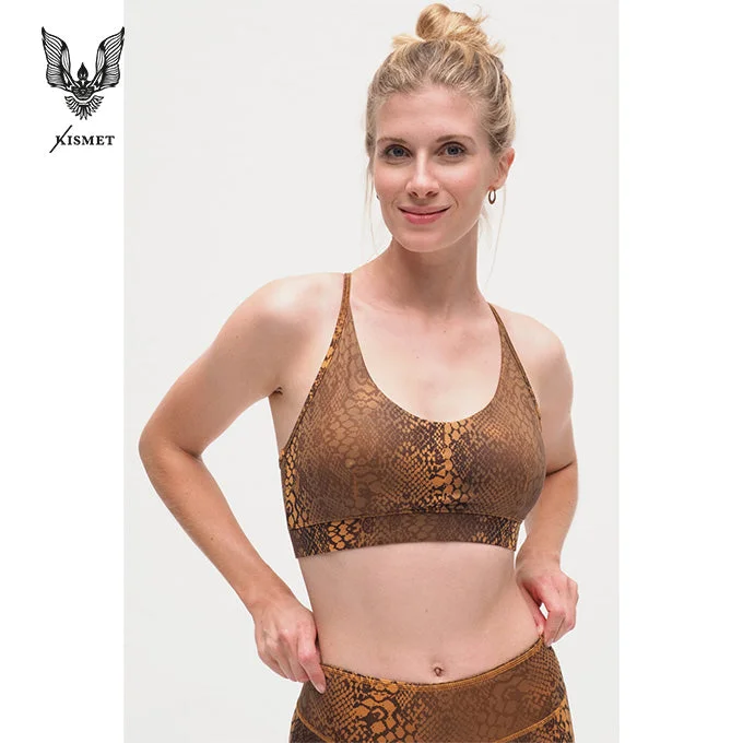 Kismet Yoga Bra Amba - desert snake