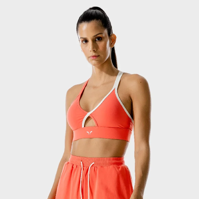 LAB360° Wrap Bra - Hot Coral