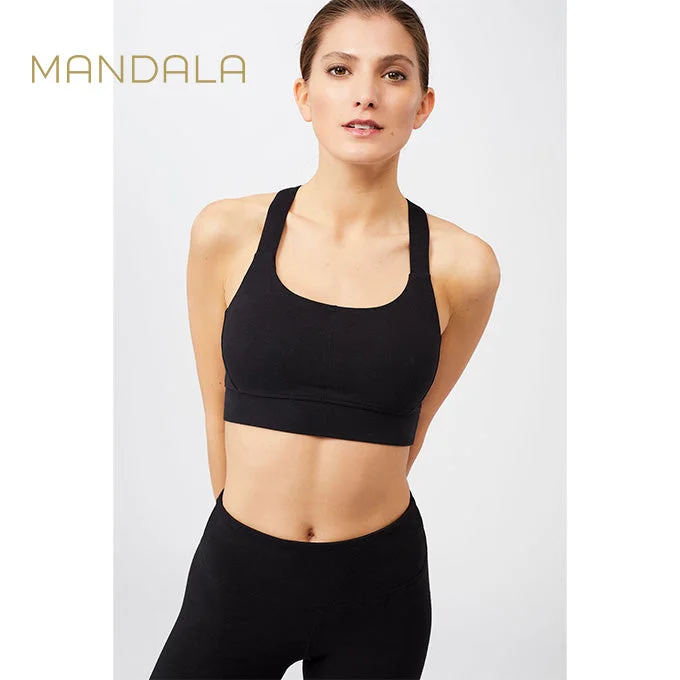 Mandala Extra Support Bra - black