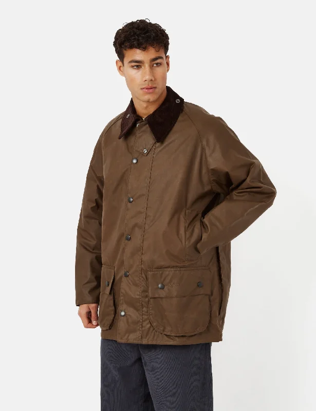 Barbour Beaufort Wax Jacket - Bark Brown