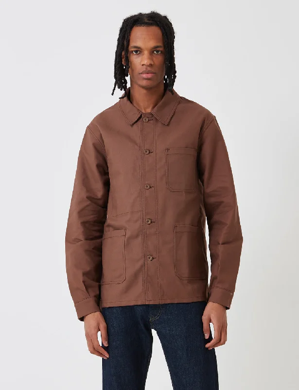 Le Laboureur Cotton Work Jacket - Brown