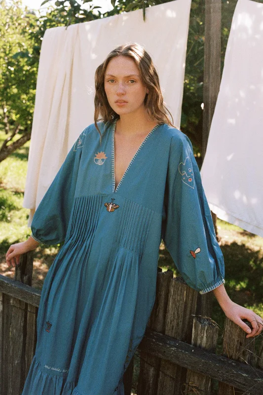 The Antonia Dress | Indigo