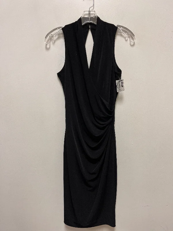 Dress Casual Midi By Calvin Klein In Black, Size: S