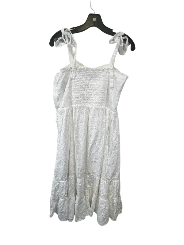 White Dress Casual Maxi Lucky Brand, Size M