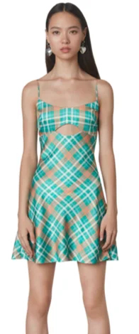 Plaid Mini Dress by NIA