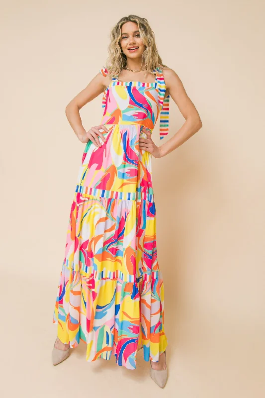 TEA PARTY WOVEN MAXI DRESS