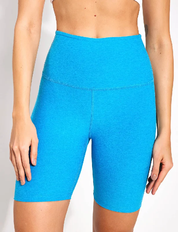 Spacedye High Waisted 7" Biker Short - Cali Blue Heather