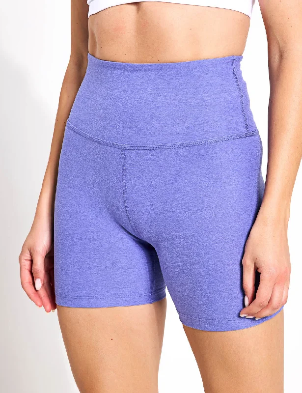 Spacedye Keep Pace 5" Biker Short - Indigo Heather