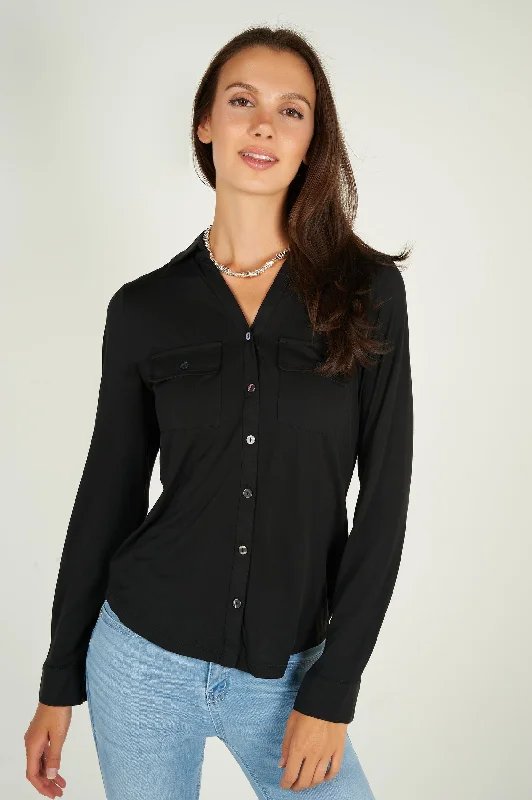 Blouse à manches longues - LOUANNE-W2 - (E-A15) - VENTE FINALE