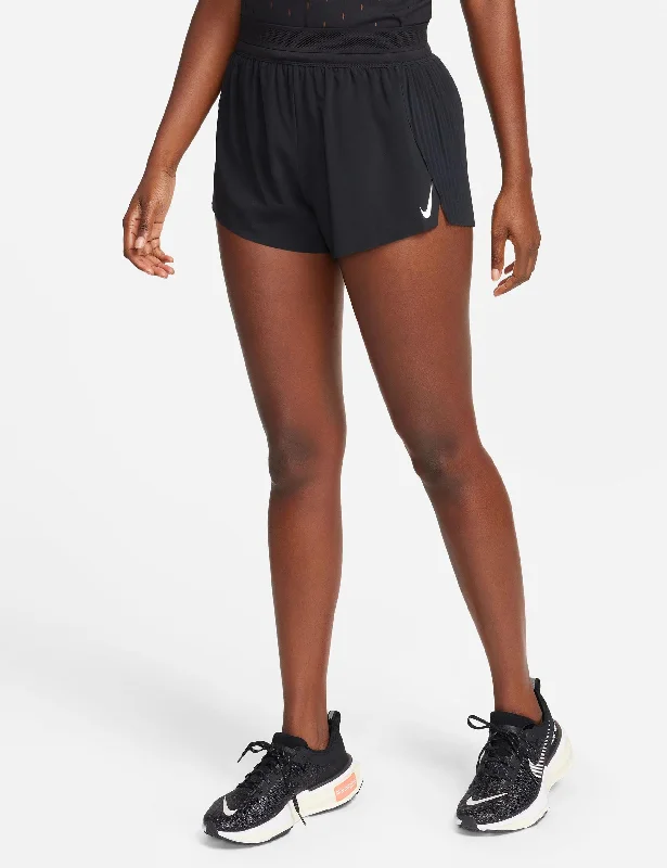 AeroSwift Dri-FIT ADV 3" Running Shorts - Black/White