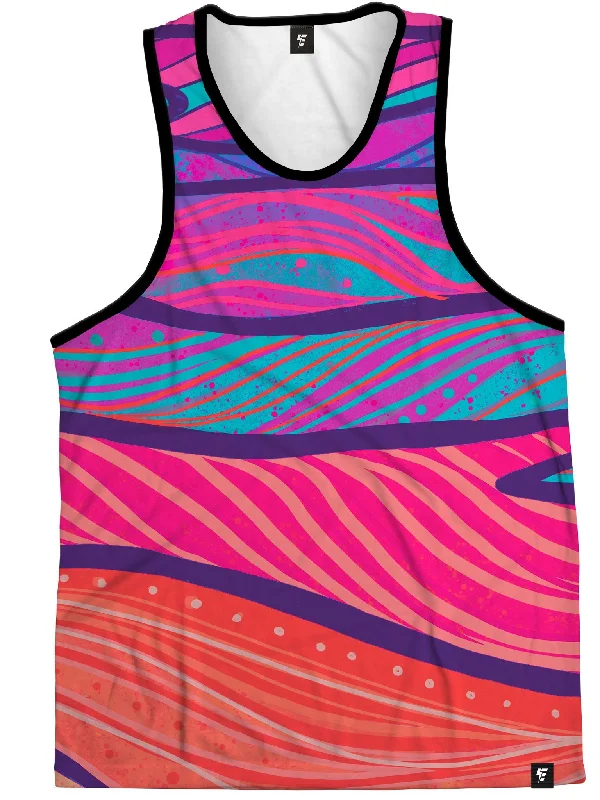 Purple Haze (Stripes) Unisex Tank Top