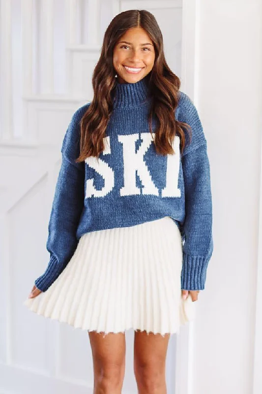 Ski Bum Sweater - Navy