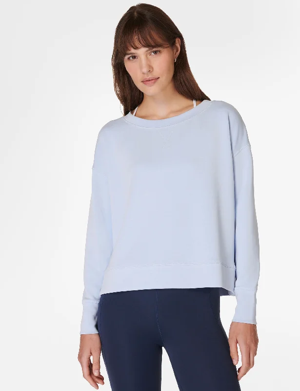 Sand Wash CloudWeight Pullover - Breeze Blue