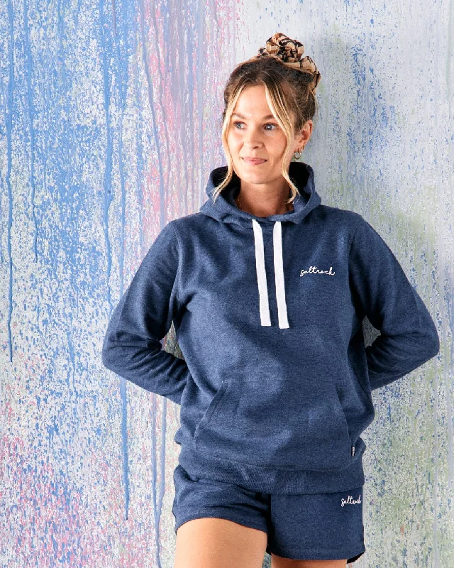 Velator - Womens Pop Hoodie - Blue Marl