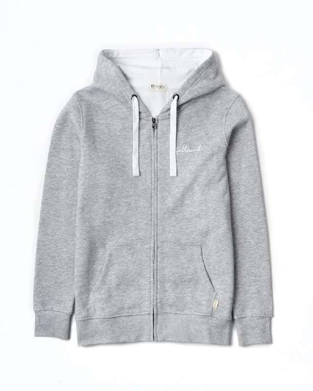 Velator - Womens Zip Hoodie - Grey