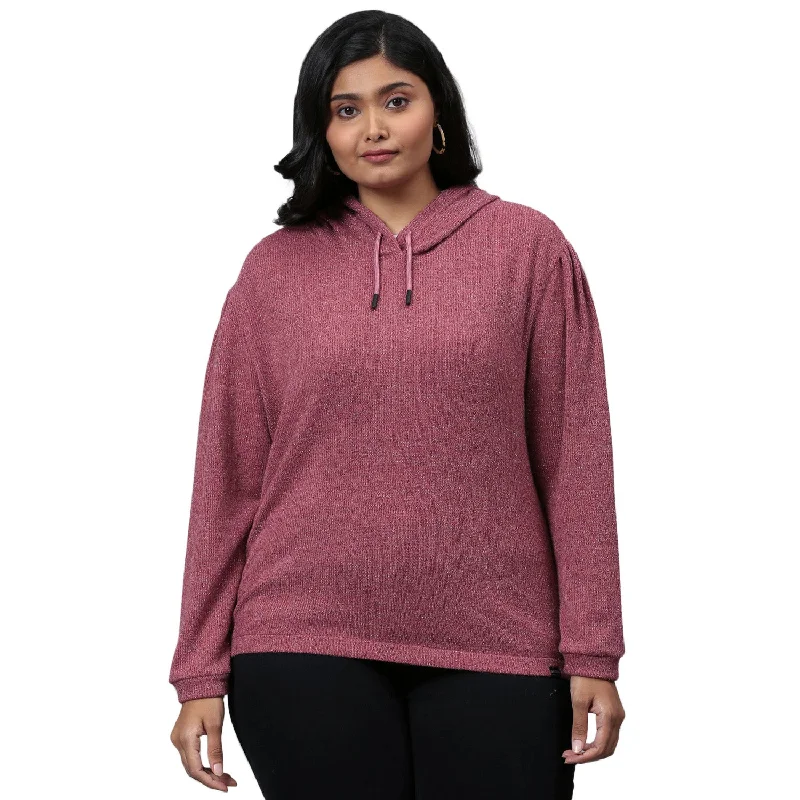 Women Full Sleeve Hooded Sweatshirt