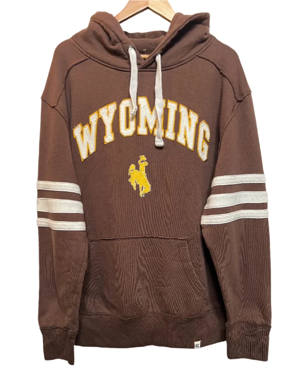 Wyoming Mens Brown Hoodie (Size XL)